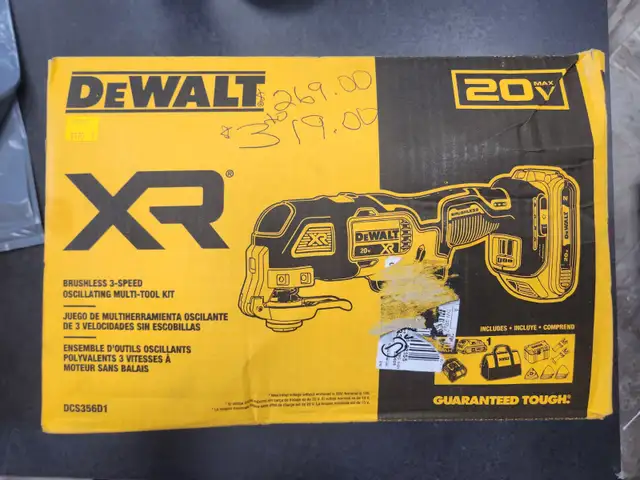 BRAND NEW Dewalt Brushless 3-Speed Oscillating Multi-Tool Kit