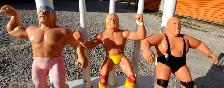 1984 Titan Sports Rubber Wrestlers Hulk Jesse and Bundy ! - Photo 3
