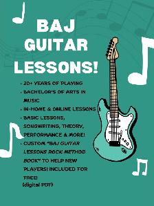 Guitar Lessons in Ottawa!