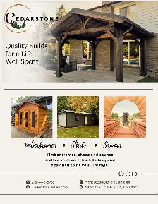 Saunas Sheds & Timberframes - Photo 3