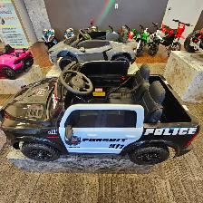 Kids RAM Trucks, 2 Seats, Police Style, Rubber Wheels, 24V - Photo 10