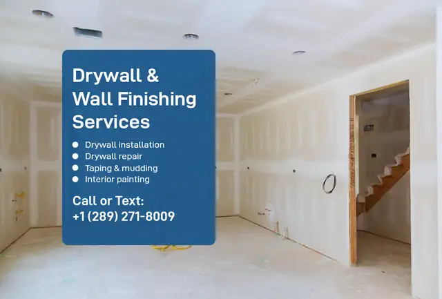 Drywall Installation & Interior Painting Work