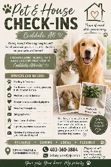 Pet & House Check Ins