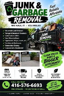 Junk & Garbage removal