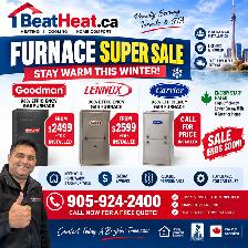 High efficiency Lennox Goodman furnace with installation from