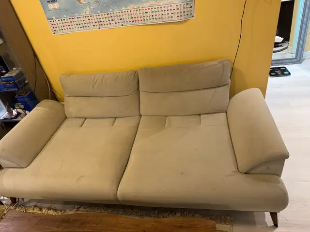 Modern Turkish Brand 3-Seater Sofa – Light Grey