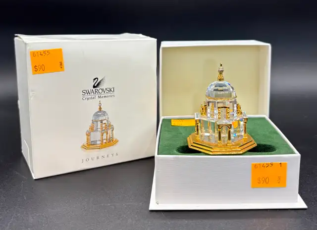 Swarovski Crystal Memories Golden Journeys Cathedral Figure