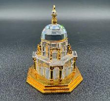 Swarovski Crystal Memories Golden Journeys Cathedral Figure - Photo 2