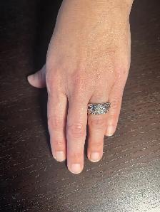 14K White Gold Celtic Engagement & Wedding Ring Set – $1,600 OBO - Photo 3