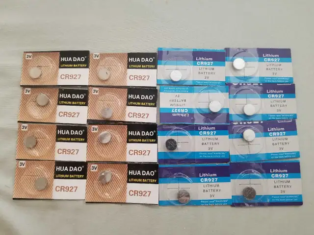 Hua Dao CR927 Lithium Batteries $80 for all battery o.r.b. offer