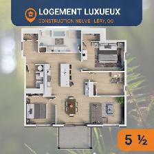 LOGEMENTS NEUFS HAUT DE GAMME À LOUER – 3 ½, 4 ½ et 5 ½ - Photo 12