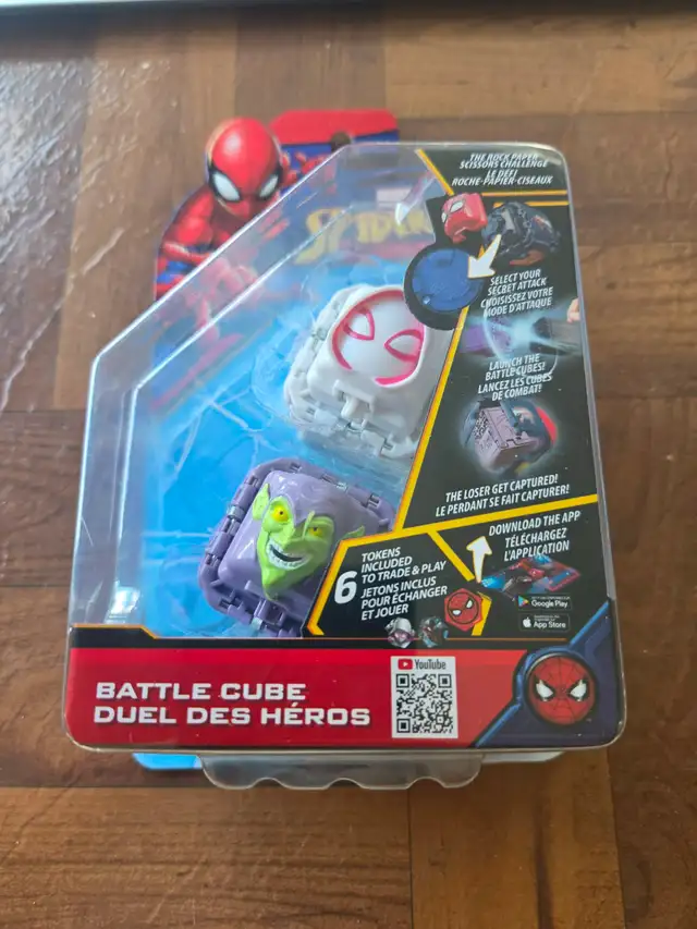 Marvel Spider-Man Battle Cube Gwen VS Green Goblin Rock Game