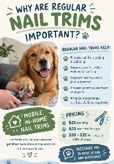 Mobile/In Home Dog Nail Trims - Photo 2