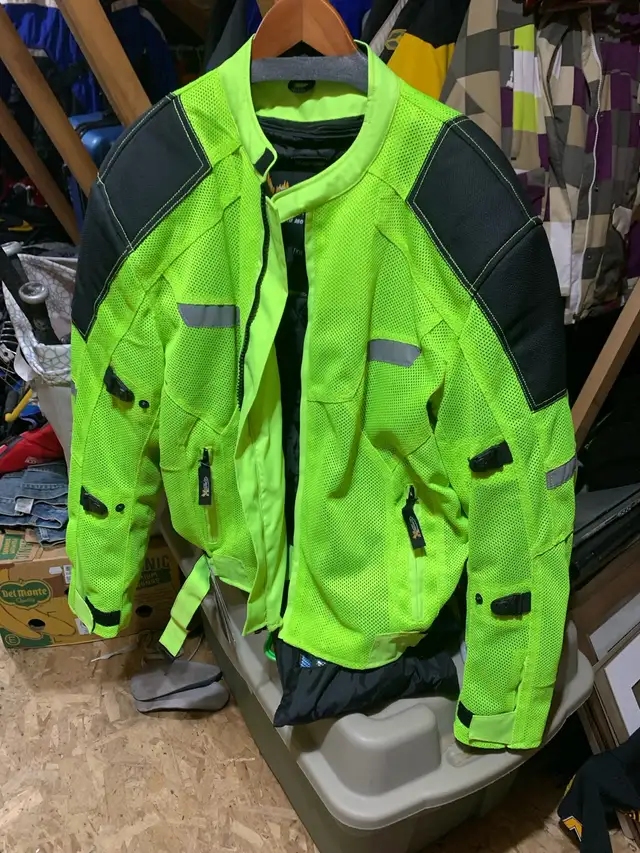 hi vis motorcycle jacket,zipout lining /XL