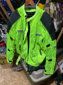 hi vis motorcycle jacket,zipout lining /XL