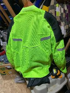 hi vis motorcycle jacket,zipout lining /XL - Photo 2