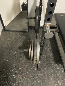 Power Rack and Olympic Weights - Photo 4