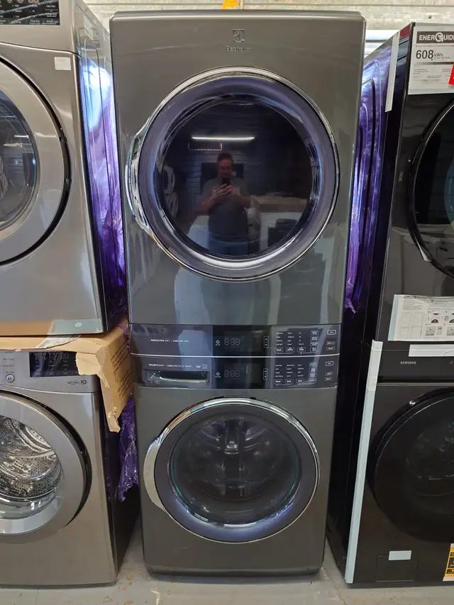 Electrolux '27' Titanium Front Load Laundry Tower on Sale‼️