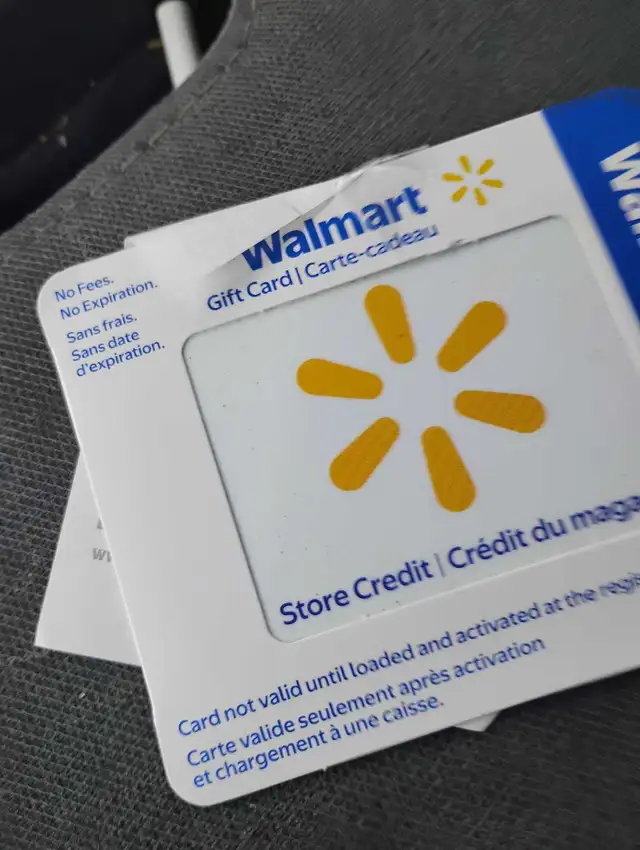 Walmart gift card