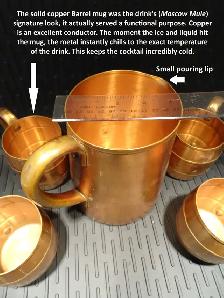 Historical SOLID COPPER – West Bend Co. 1930s 1950s – Pitcher - Photo 4