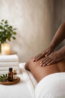Male doing massage now