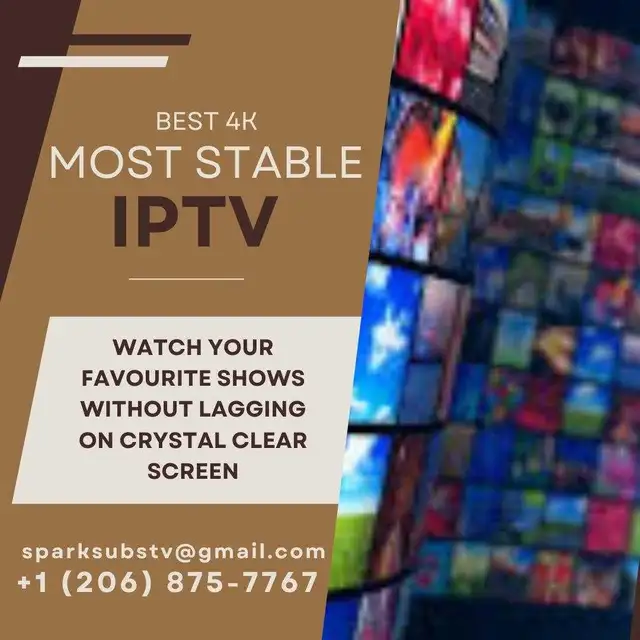 Most stable lPT\/ channels with 4K quality