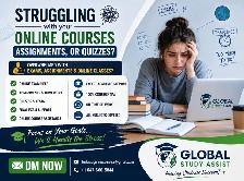 Online Courses Exams & Major Assignment Assistance 100% Pass