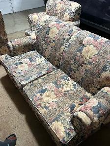 Free 3 Piece Couch/Sofa Set. 5 Kitchen Chairs and Coffee Table - Photo 3