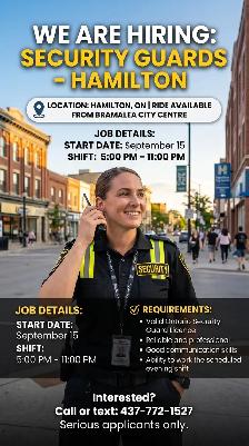 Hiring security guards