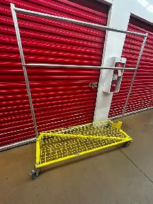 3 Clothing Racks / Garment Racks Designer   Industrial – $150 O - Photo 4