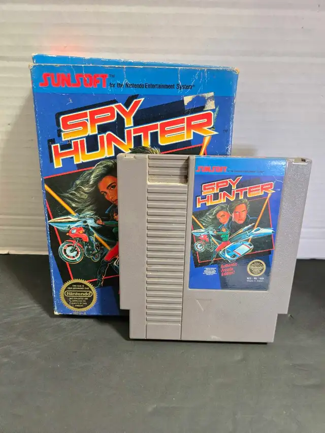 Nes Spy Hunter In Box