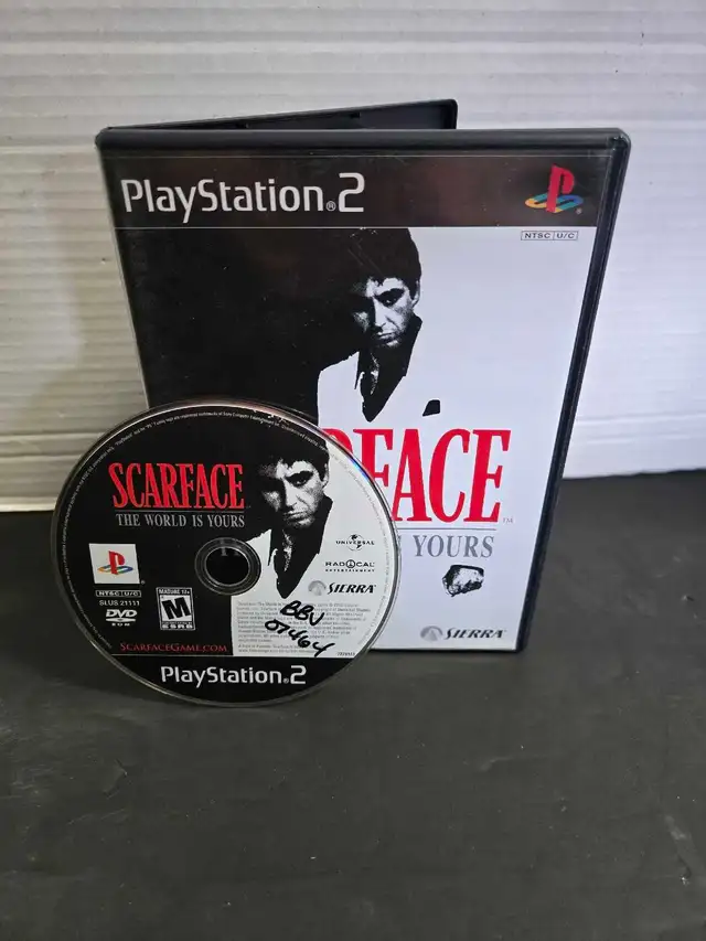 PS2 Scarface The World Is Yours With Manual