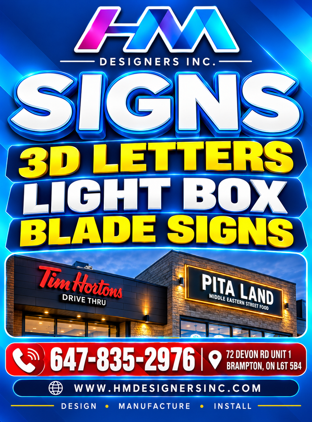 Custom Business Signs | 3D Letters | Light Box Signs |