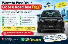 PASS YOUR G2 OR G ROAD TEST(MTO Approved instructors)