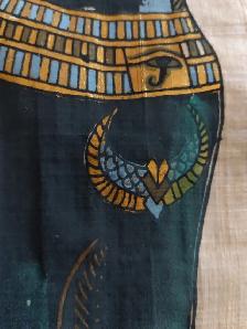 Beautiful Cat Goddess Bast Framed Genuine Egyptian Papyrus Art - Photo 5