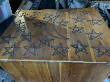 Moon and stars chest