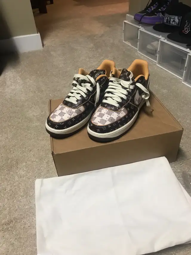 Brand new Louis Vuitton Air Force mens shoes