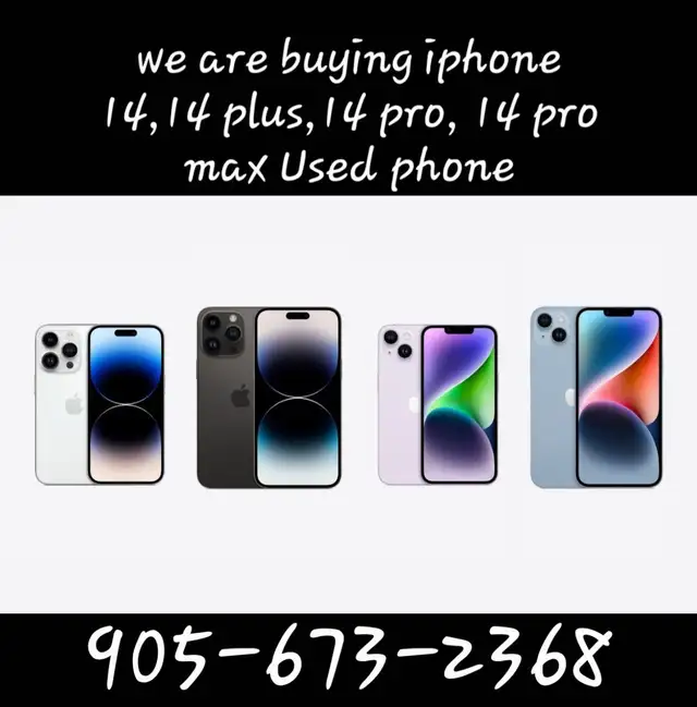 We Are Buying iPhone 14, 14 plus, 14 Pro ,14 Pro Max Used Phone