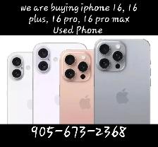 We Are Buying iPhone 16, 16 plus, 16 Pro ,16 Pro Max Used Phone