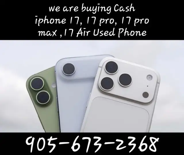We Are Buying iPhone 17, 17 Pro ,17 Pro Max ,17 Air Used Phone
