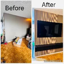 Tv Mounting & Installation - HANDYMAN …..same day   647-581-1160