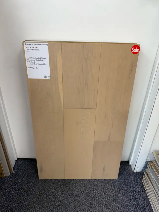 Engineered hardwood floor $3.59/sf