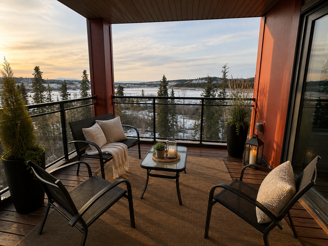 LUXURY TOP-FLOOR CONDO FOR RENT — DOWNTOWN WHITEHORSE