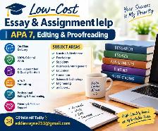 Low-Cost Essay & Assignment Help | APA 7, Editing & Proofread