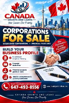 Canadian Corporations for Sale.