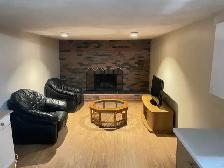 Bright & clean furnished basement private BR for rent in NW
