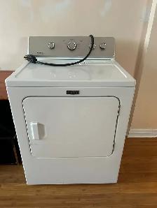 Maytag Electric Dryer – Very Good Condition – White