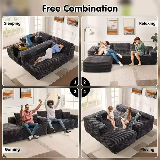 Brand New Modern Sectional Compressed Sofa Special $299