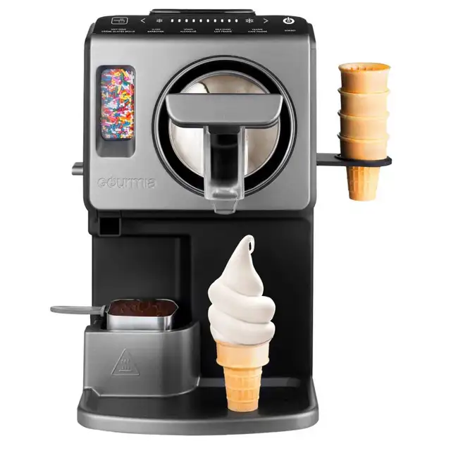Gourmia 2 L (2.11 qt.) Automatic Soft Serve Ice Cream and Frozen