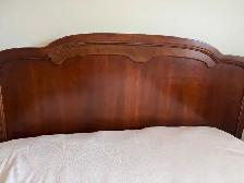 Vintage solid wood headboard for Double or Queen bed.